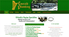 Desktop Screenshot of emeraldplumbing.net